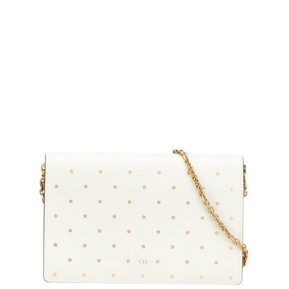 DIOR White Leather Wallet - Picture 1 of 11